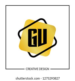 Initial Letter GV Logo Template Design