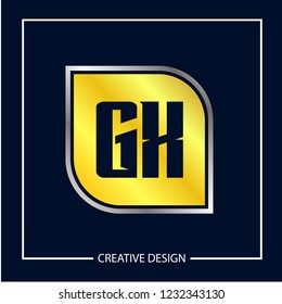 Initial Letter GX Logo Template Design