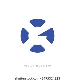 initial letter GX XG digital tech logo