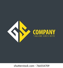 Initial Letter GY Design Logo