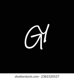 Initial Letter GY Logo Design Outstanding Creative Modern Symbol Sign