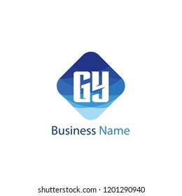 Initial Letter GY Logo Template Design