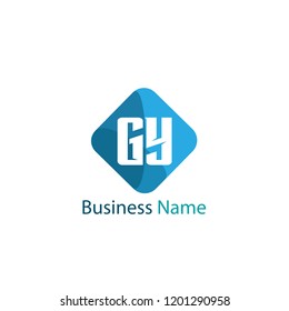 Initial Letter GY Logo Template Design
