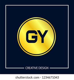 Initial Letter GY Logo Template Design