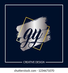 Initial Letter GY Logo Template Design