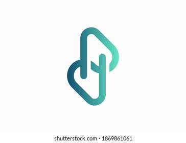 Initial Letter H 3D Logo, Initial Letter Logo For Company Name, Alphabet Logo Template Ready For Use, Modern Initial Logo