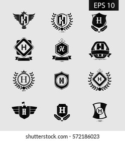 University College Logo Badges Emblems Signs Stock Vector (Royalty Free ...