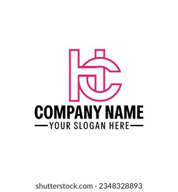 	
Letra inicial H C Modelo vectorial de diseño Modelo de logotipo Creative Resumen C H Diseño de logotipo