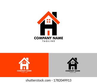 Anfangsbuchstabe H mit House-Logo