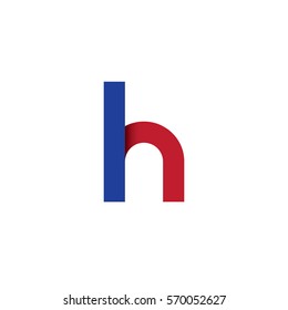 Initial Letter H LN Rounded Lowercase Logo