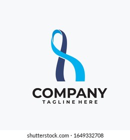 initial letter h logo design vector inspiration