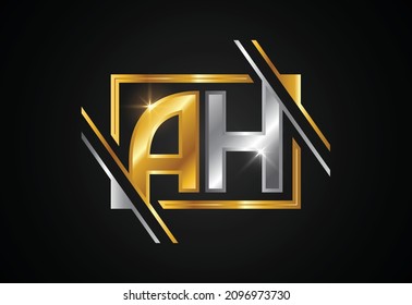 Initial Letter A H Logo Design Vector. Graphic Alphabet Symbol For Corporate Business Identity