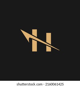 Initial Letter H Logo Design Business Vector Template. Creative Abstract Letter H Logo Vector

