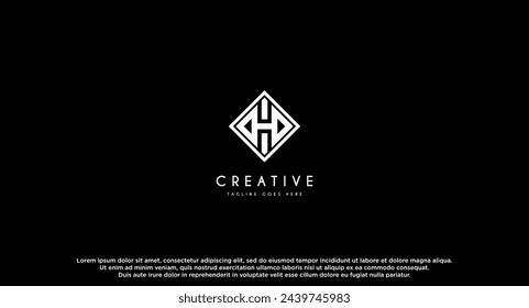 Initial Letter H Logo Design Vektor Inspiration.