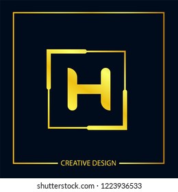 Initial Letter H Logo Template Vector Design