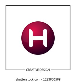 Initial Letter H Logo Template Vector Design
