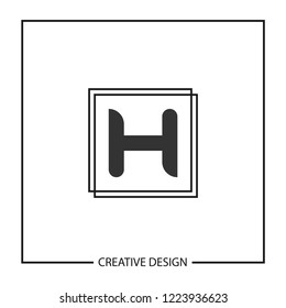 Initial Letter H Logo Template Vector Design