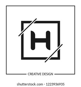 Initial Letter H Logo Template Vector Design