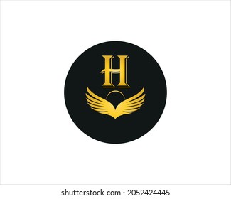 Plantilla de logotipo de letra inicial H 