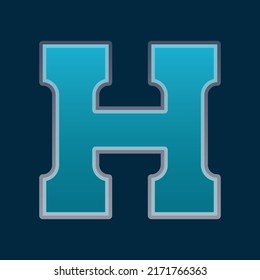 Initial letter H logo vector design template, Modern Logo eps 10