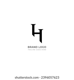 Initial Letter H Logo,Monogram letter logo icon H,Letter H logo icon design template elements,tshirt design.