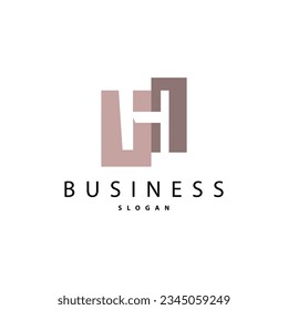 Initial Letter H Minimalist Logo, Simple Luxury Logotype Vector, Corporate Identity Emblem Symbol Design Brand, Company, Business