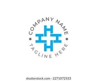 initial Letter H Plus Medical Logo Concept sign icon symbol Design Element. Health Care, Clinic, Hospital Logotype. Vector illustration template
