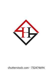 initial letter H red black
