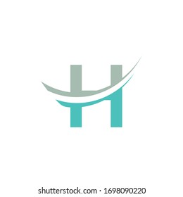 Letter H Travel Logo Design Template Stock Vector (Royalty Free) 537680779