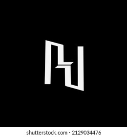 Initial letter H template logo design
