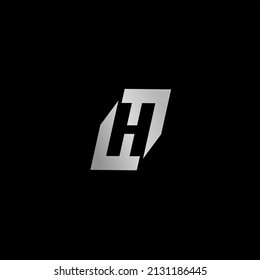 Initial letter H template logo design