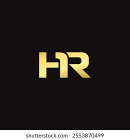 Initial letter H1R typography logo design