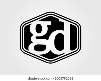Initial letter ha lowercase logo minimalist black