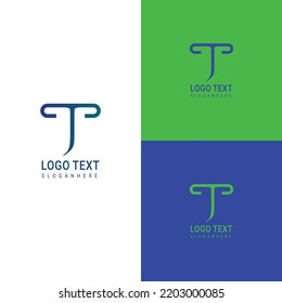 Initial letter hammer court bundle logo Vector