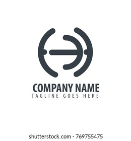 Initial Letter HB Design Logo