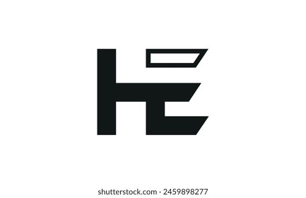 Initial Letter HE Logo Design. HE Logo Design. Creative And Modern HE logo.