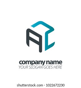 Initial Letter Hexagon Logo