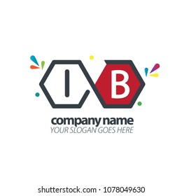 Initial Letter Hexagonal Logo