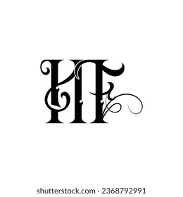 
Initial letter HF logo design creative modern symbol icon monogram