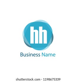 Initial Letter HH Logo Template Design