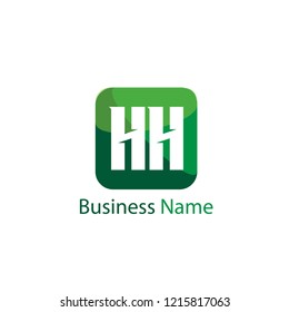 Initial Letter HH Logo Template Design