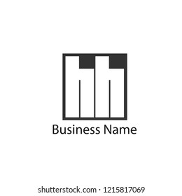 Initial Letter HH Logo Template Design