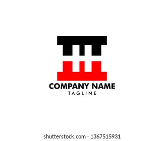 Initial Letter HH Logo Template Design