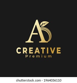 Letra inicial Icono de logotipo vintage hipster