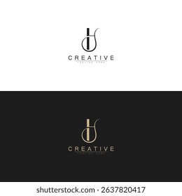 Initial Letter HJ or JH Logo Design vector Template. Creative Abstract HJ Logo Design Vector Illustration