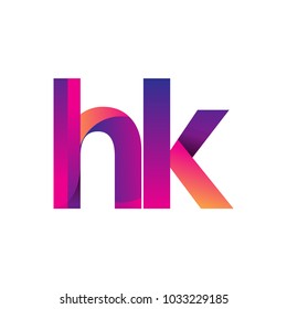 Initial Letter Mk Logo Lowercase Magenta Stock Vector (Royalty Free ...