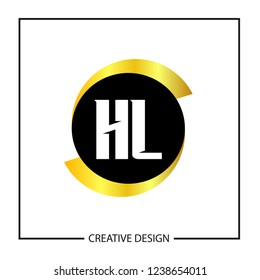 Initial Letter HL Logo Template Design