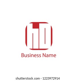 Initial Letter HO Logo Template Design
