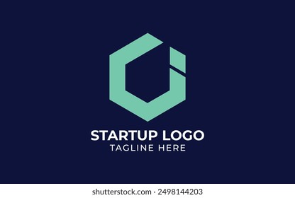 initial letter for home or construction business logo, letter CI IC corporate logo