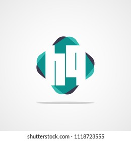 Initial Letter HQ Logo Template Design